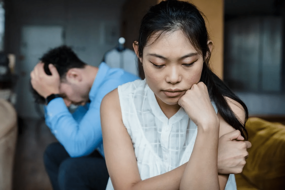 Couple after argument