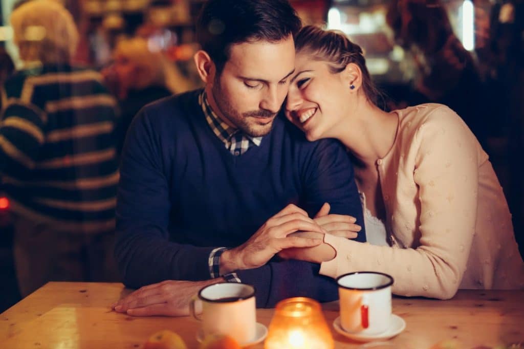 A man and woman together 