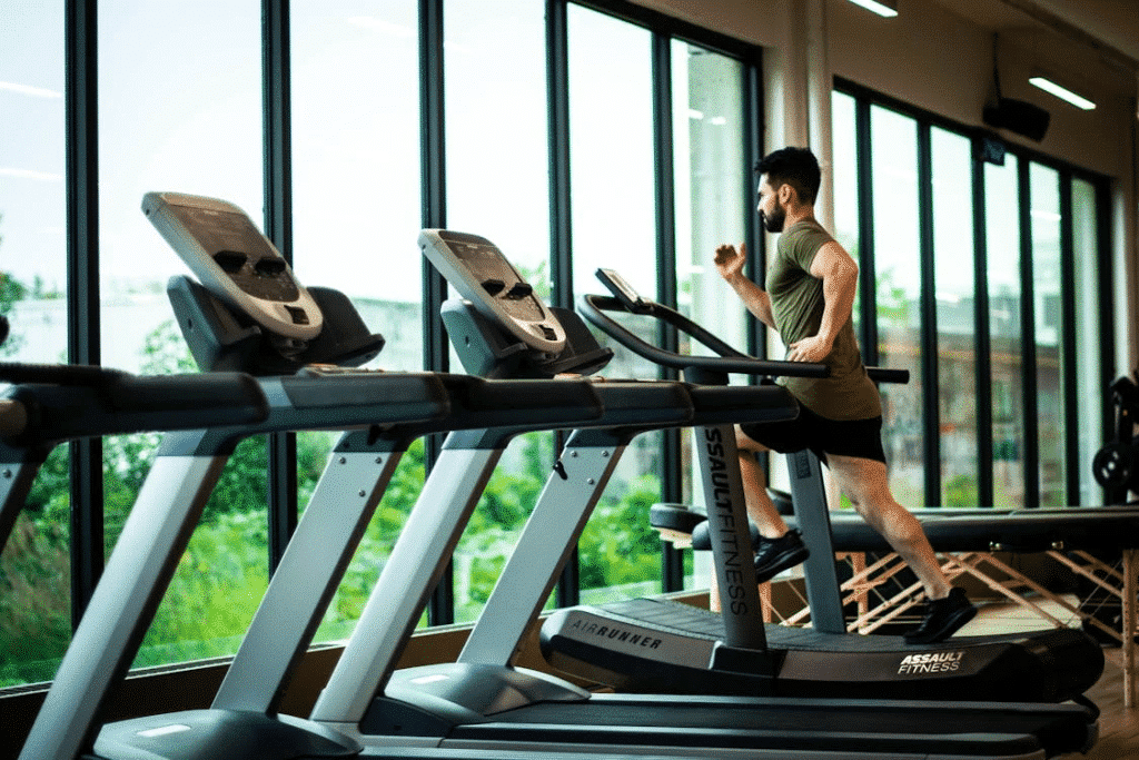A man working out