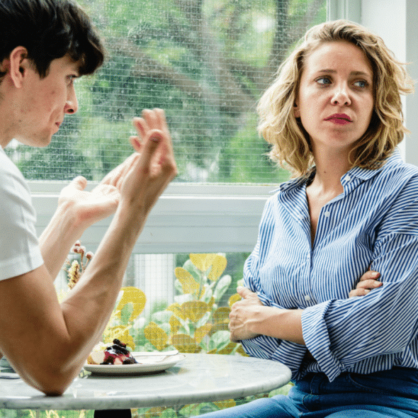 A couple about to break up