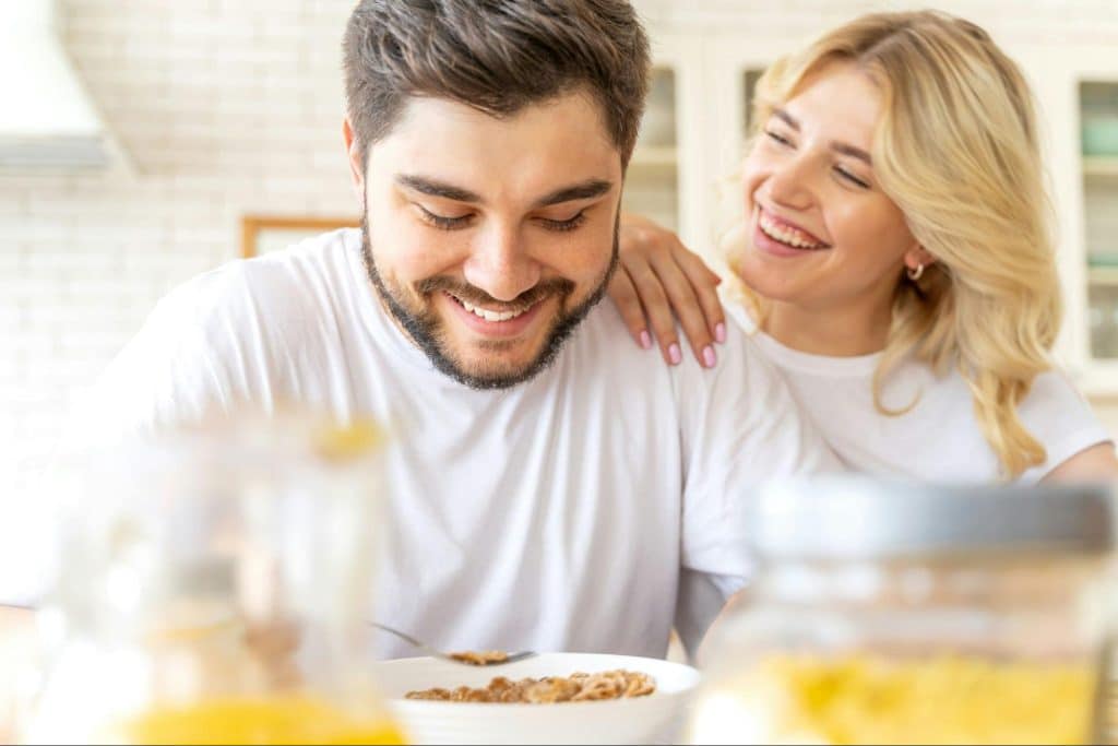 A man and woman together