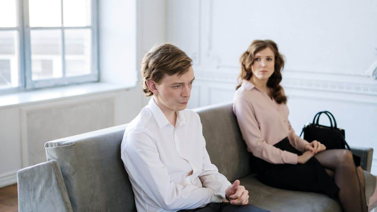 Wife progressing while husband remains unmotivated