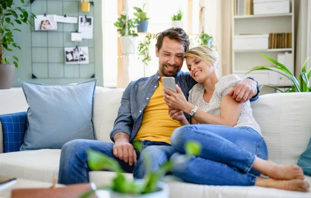 A man and woman together