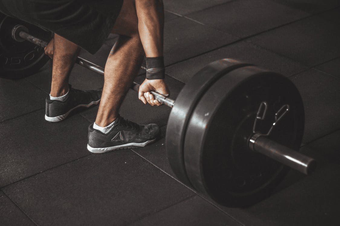 A man working out