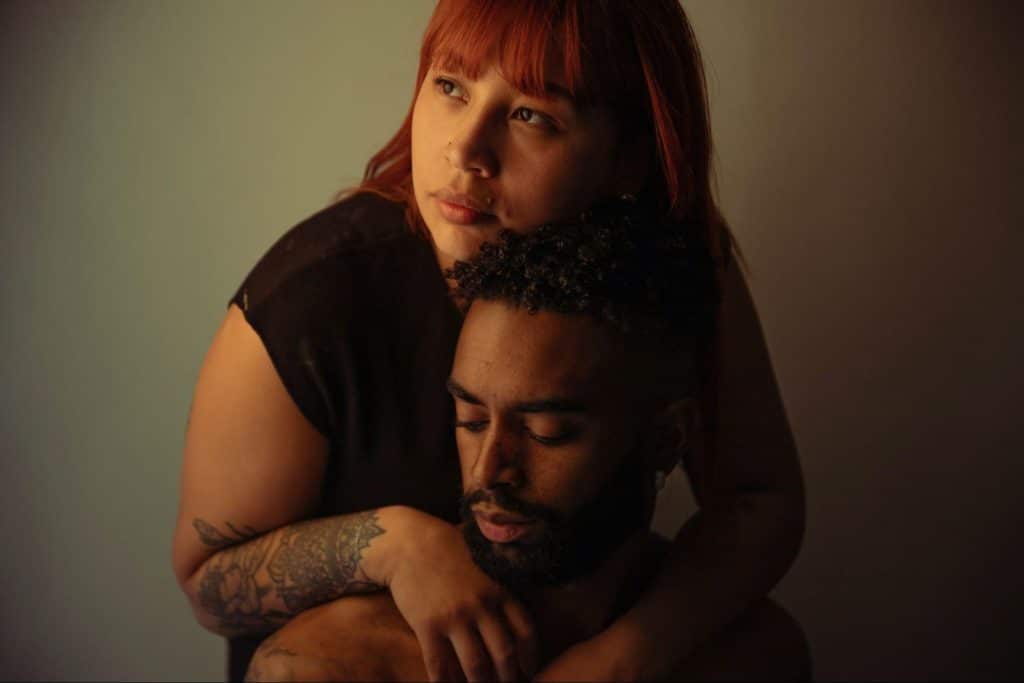 A woman imagining a life without her partner