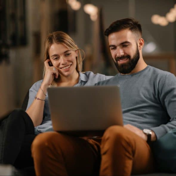 A man and woman together