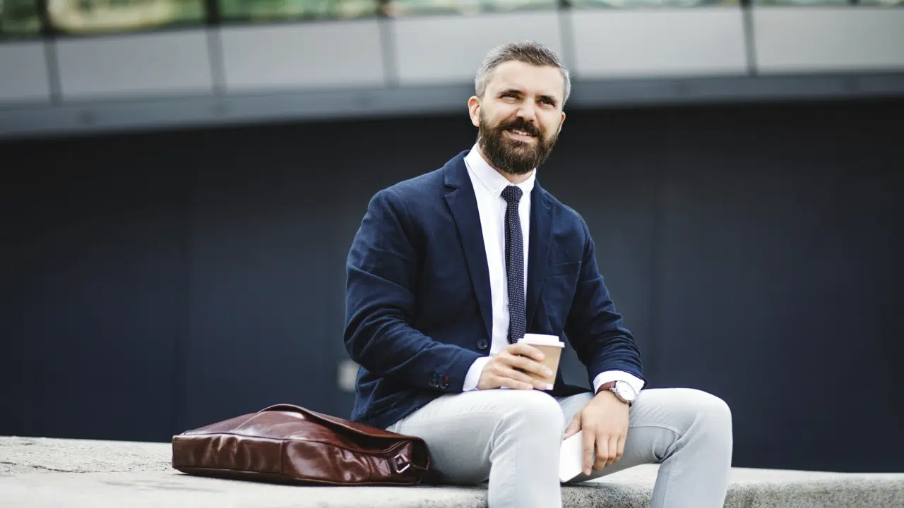 A handsome mature man