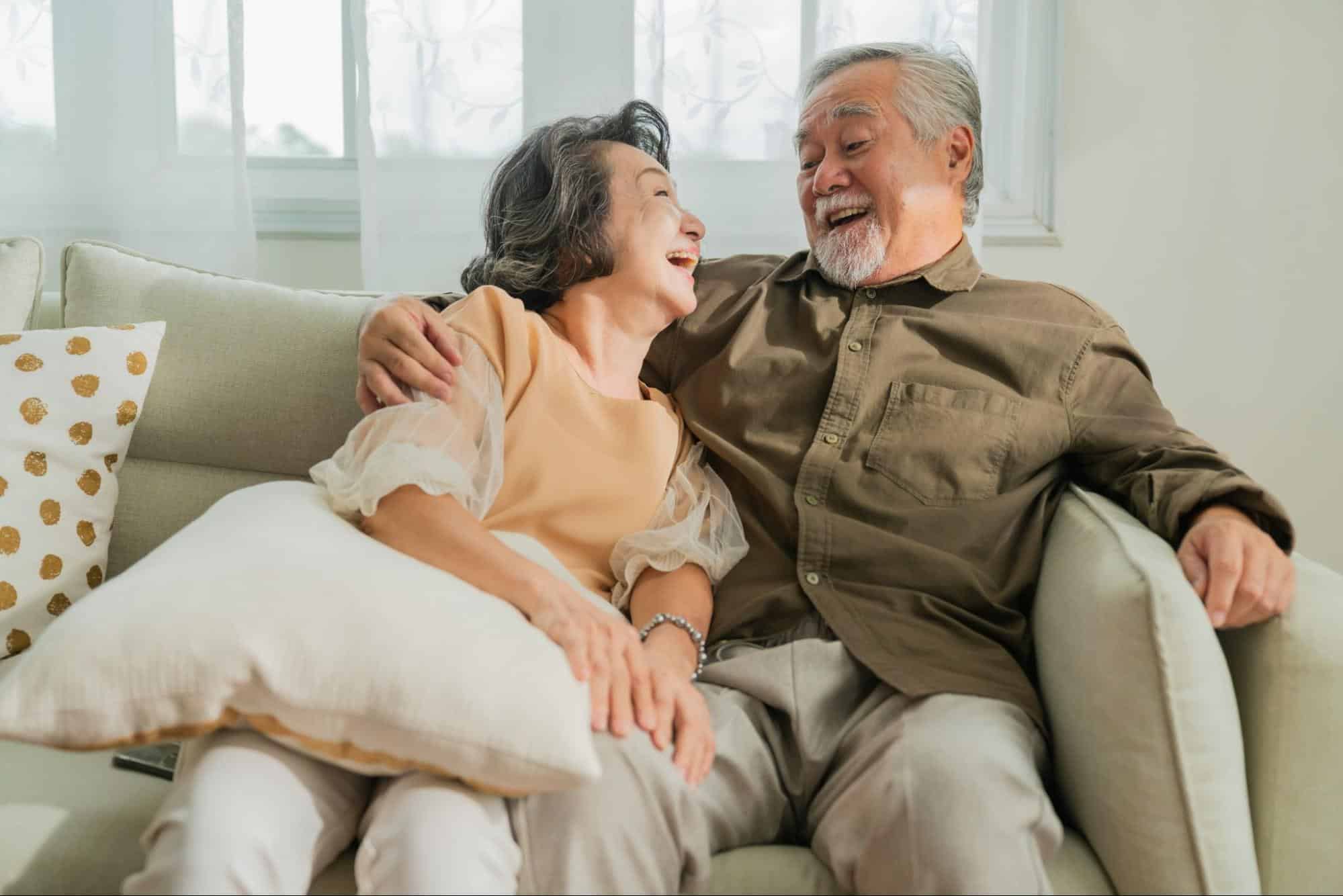 A man and woman together 