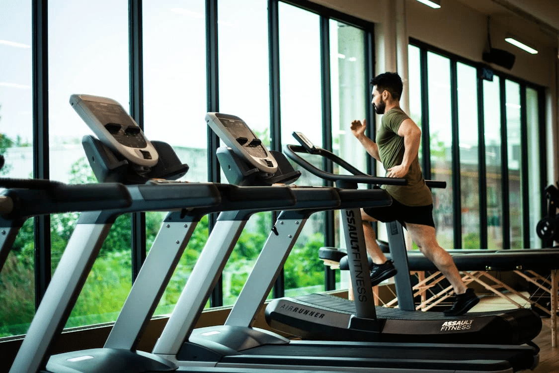 A man working out