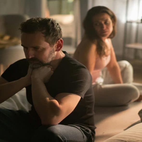 A man ignoring his wife