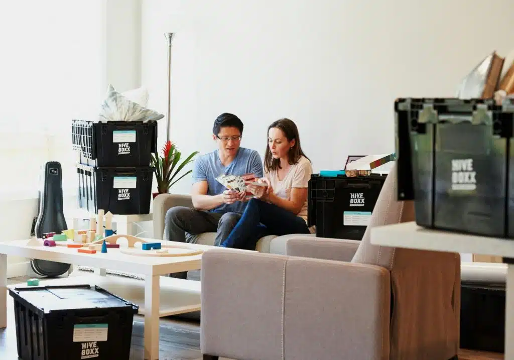 A man and woman having a conversation