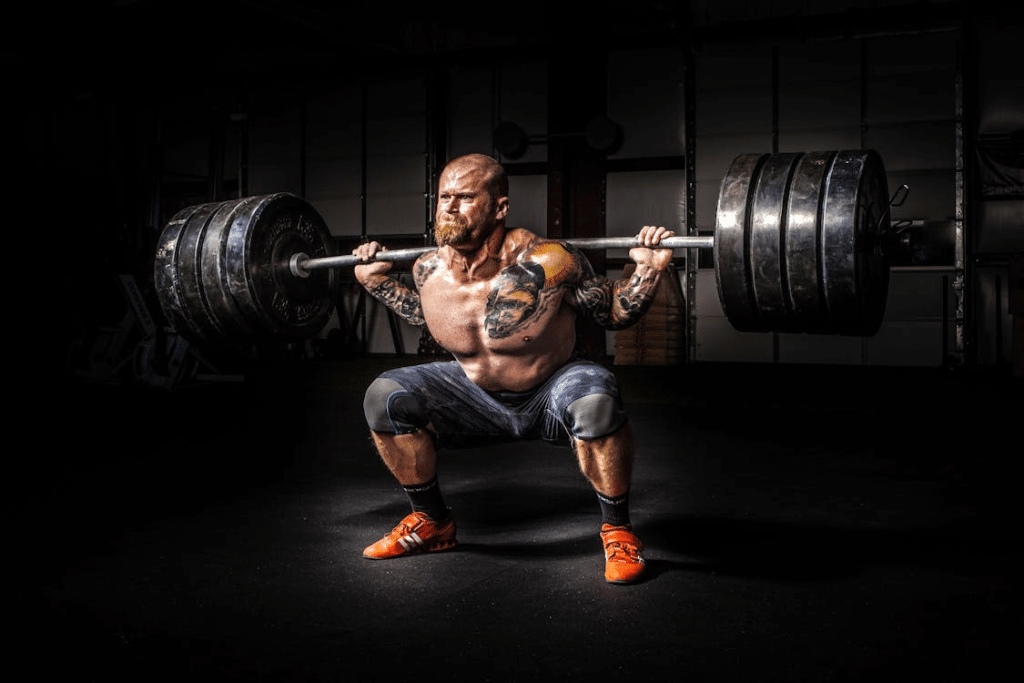 A man working out