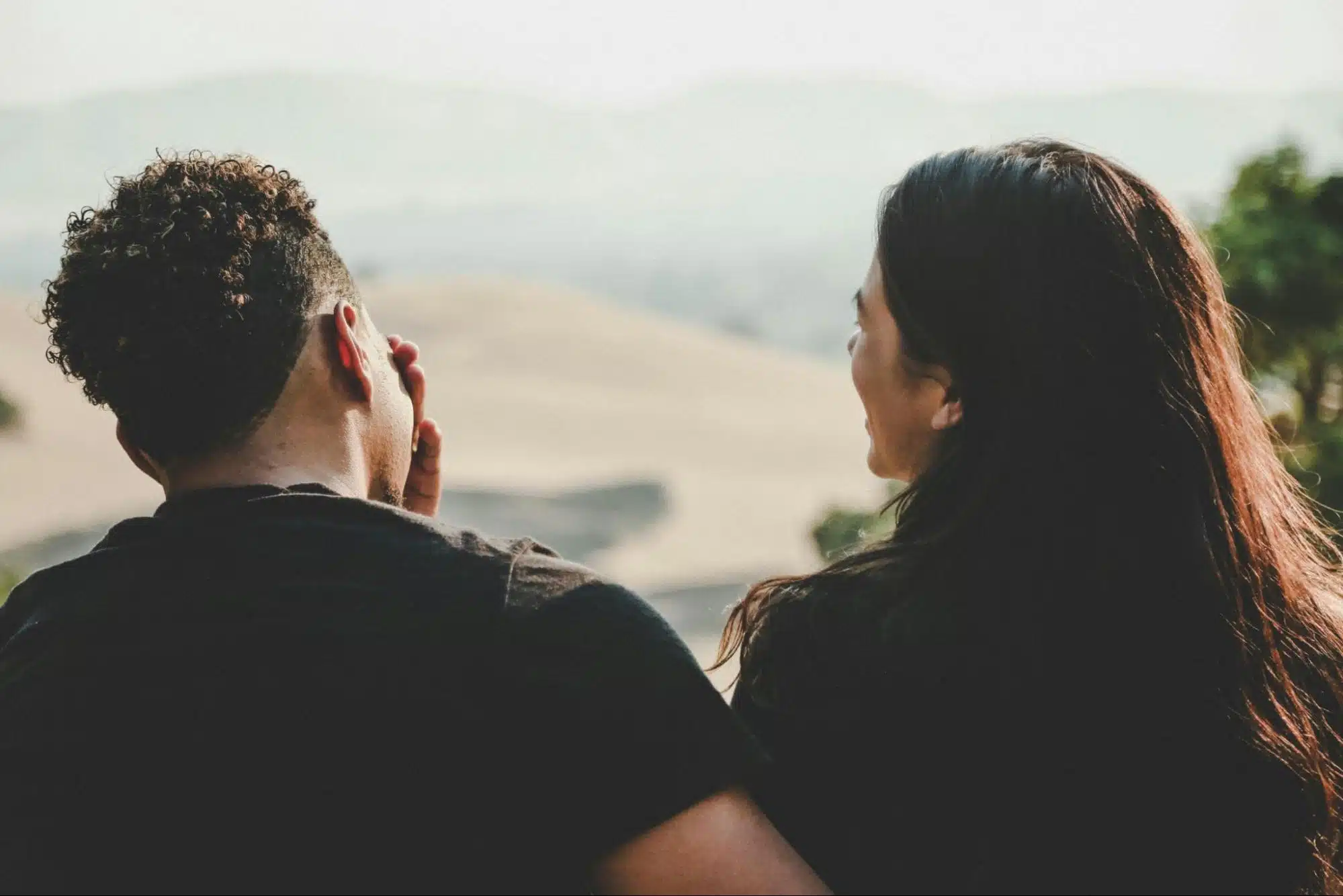 A man and woman together