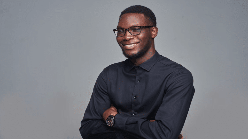 A man smiling