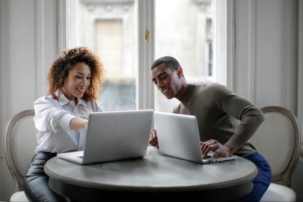 A man and woman together