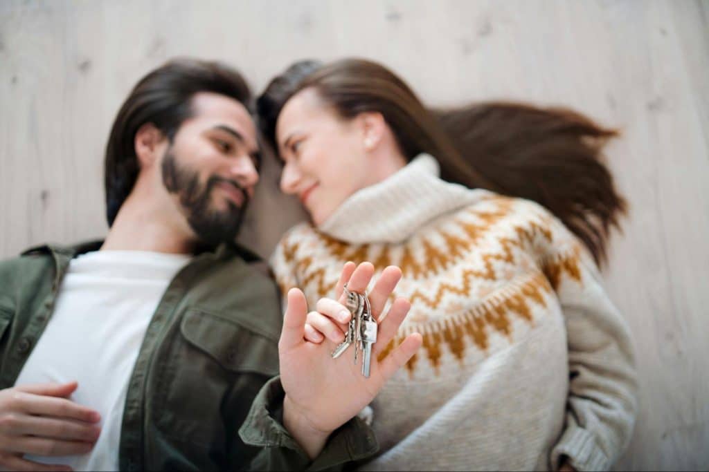 A man and woman achieving their plan