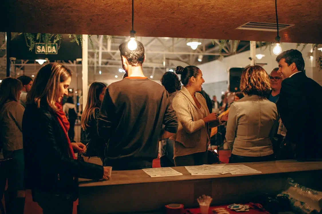 People at an event
