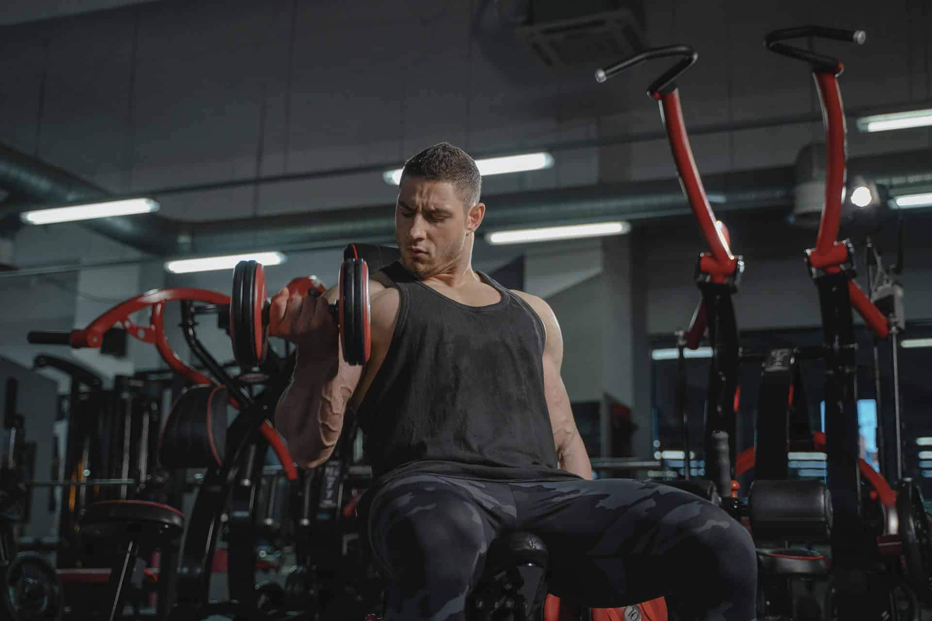 A man working out