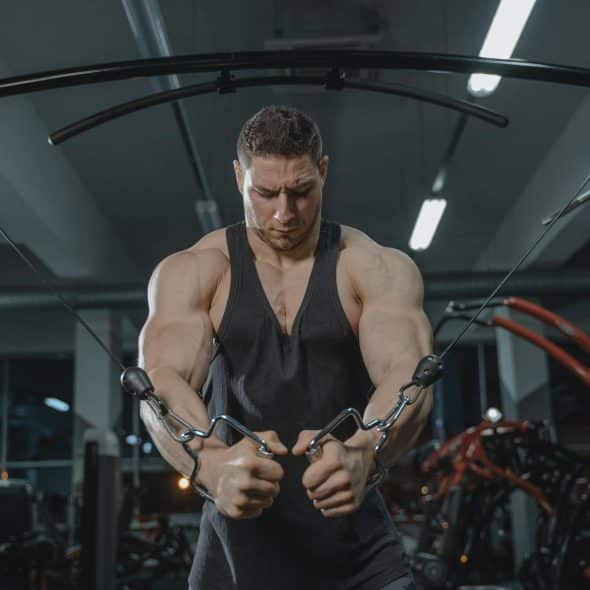 A man working out