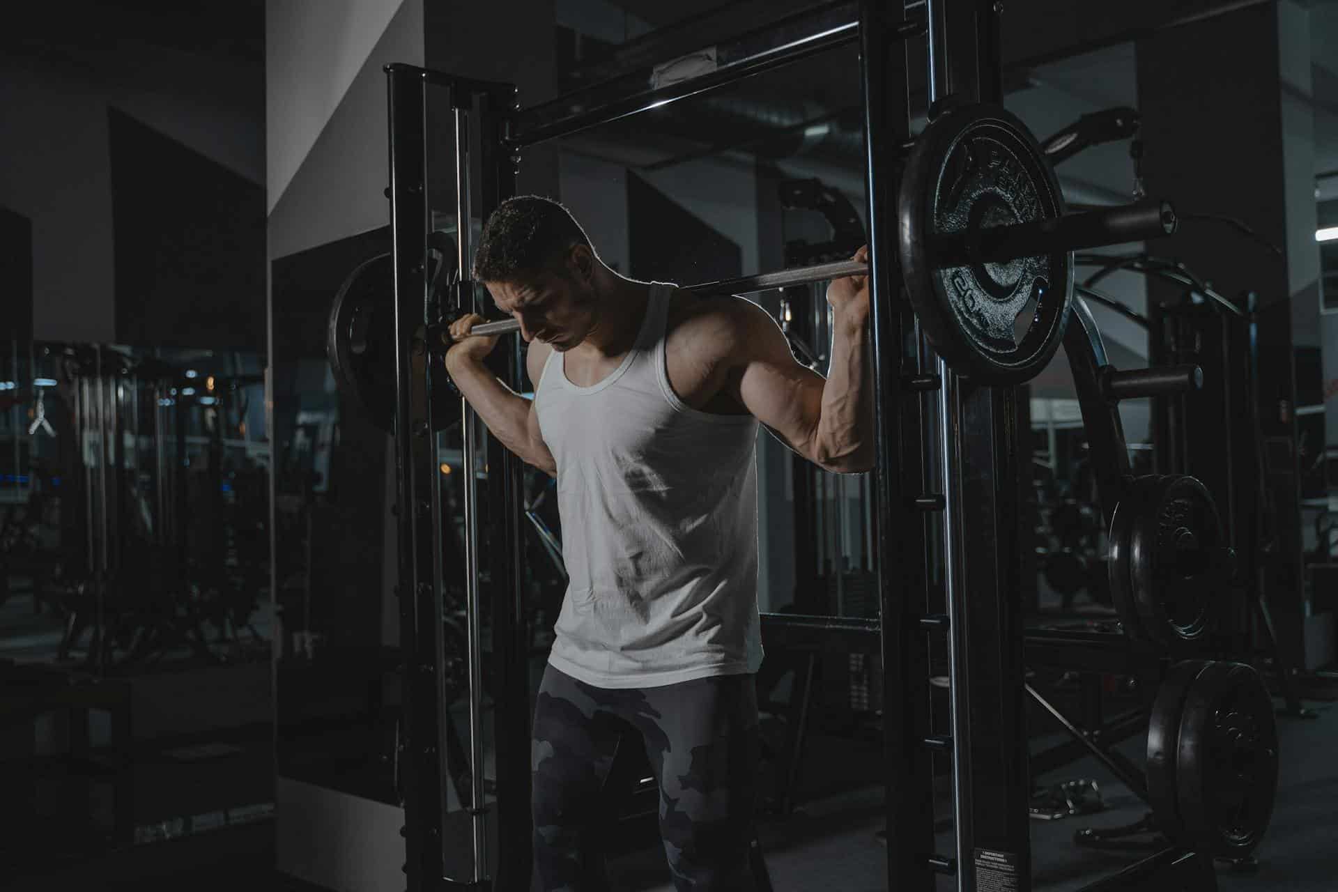 A man working out