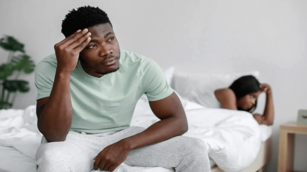 A couple having intimacy problems 