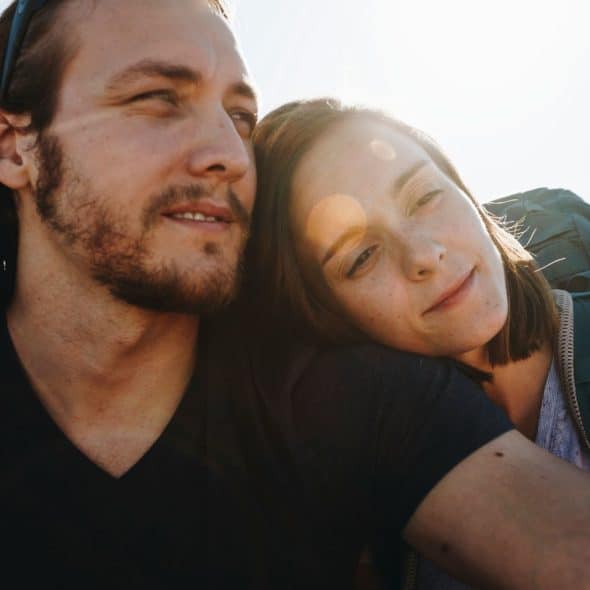 A man and woman together