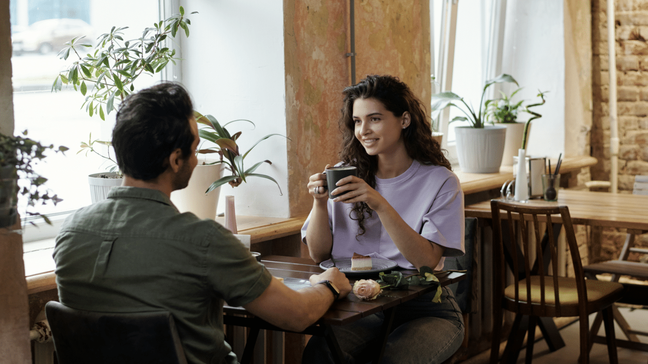 A couple on a date