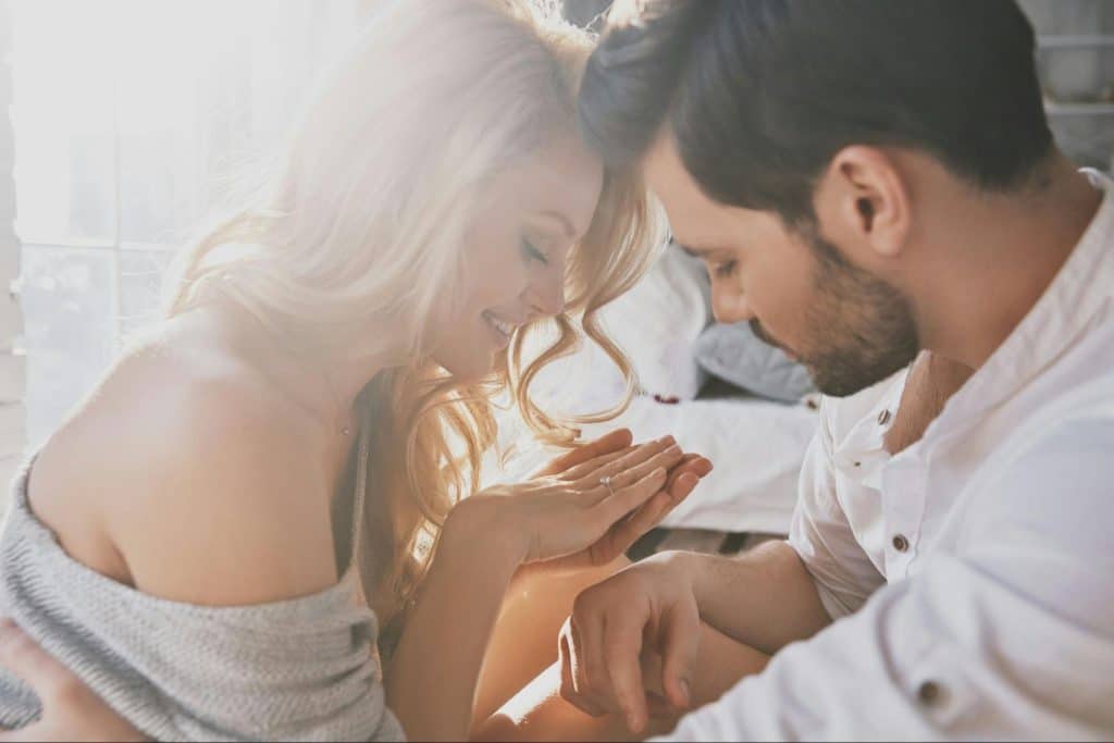 A man and woman together