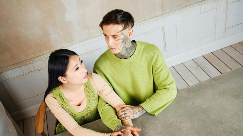 A man and woman together