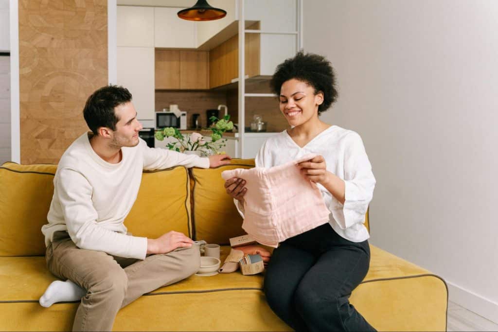 A man making time for his partner 