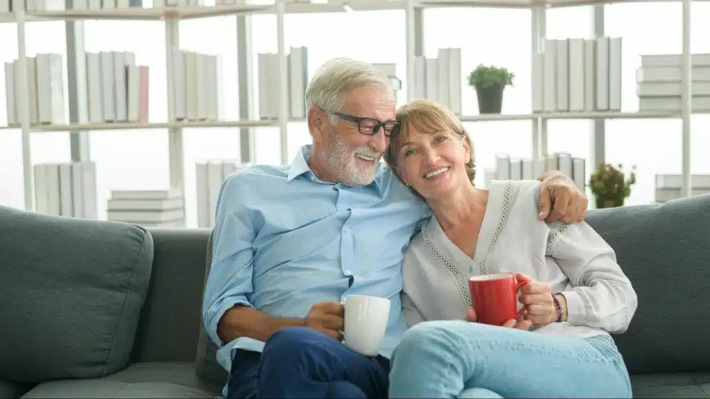 Old couple together