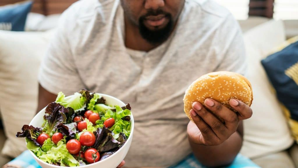 Reduce portions slightly instead of cutting entire foods. Small adjustments work better than aggressive dieting at this stage.