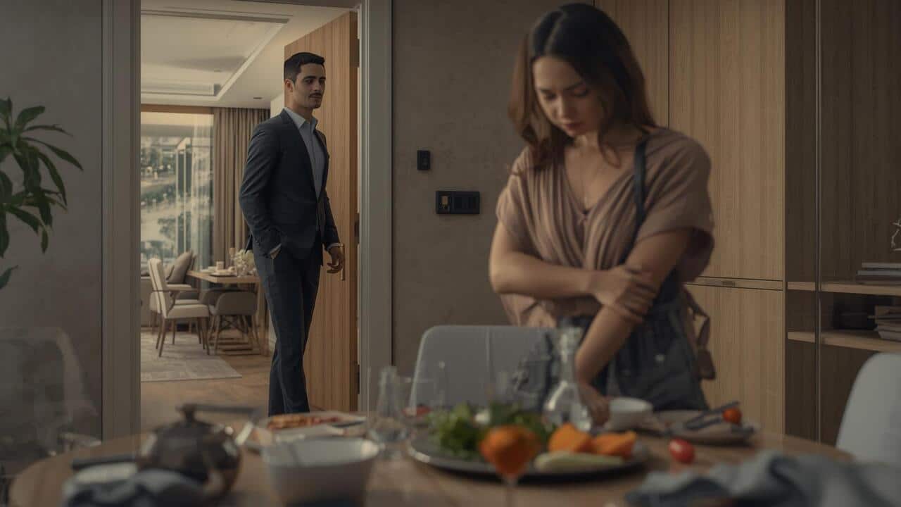 A man about to leave without saying thank you