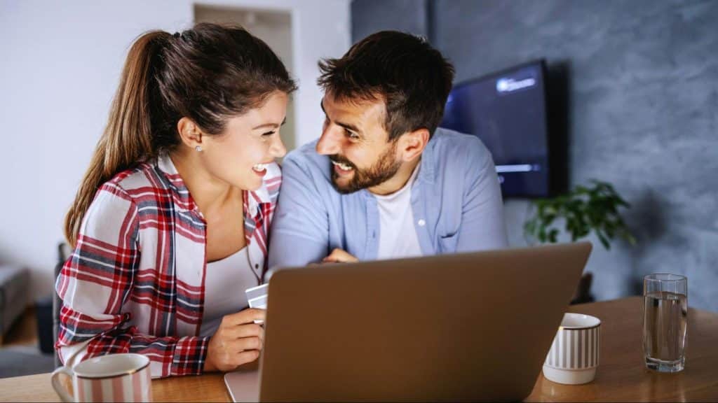 A man and woman together