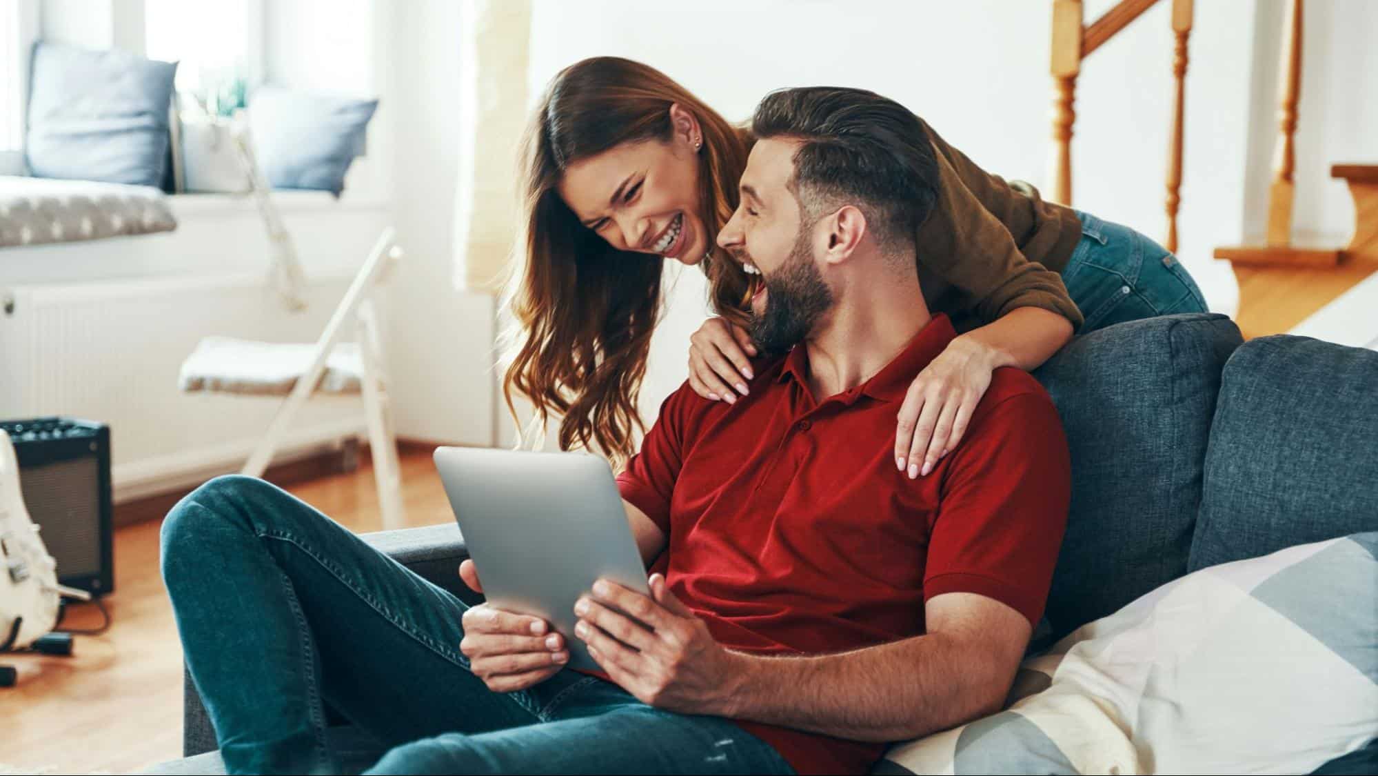 A man and woman together