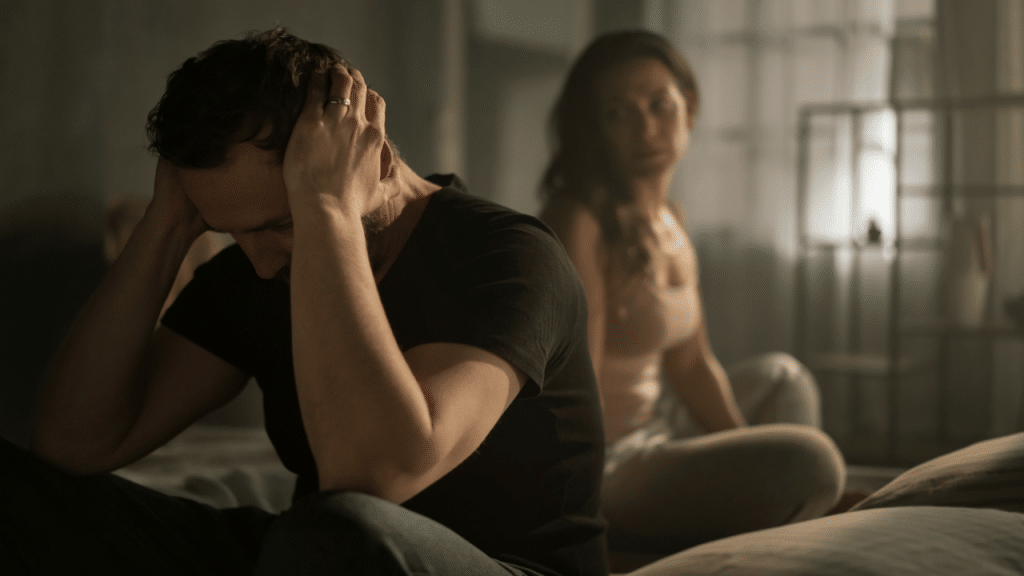 A couple having relationship problems