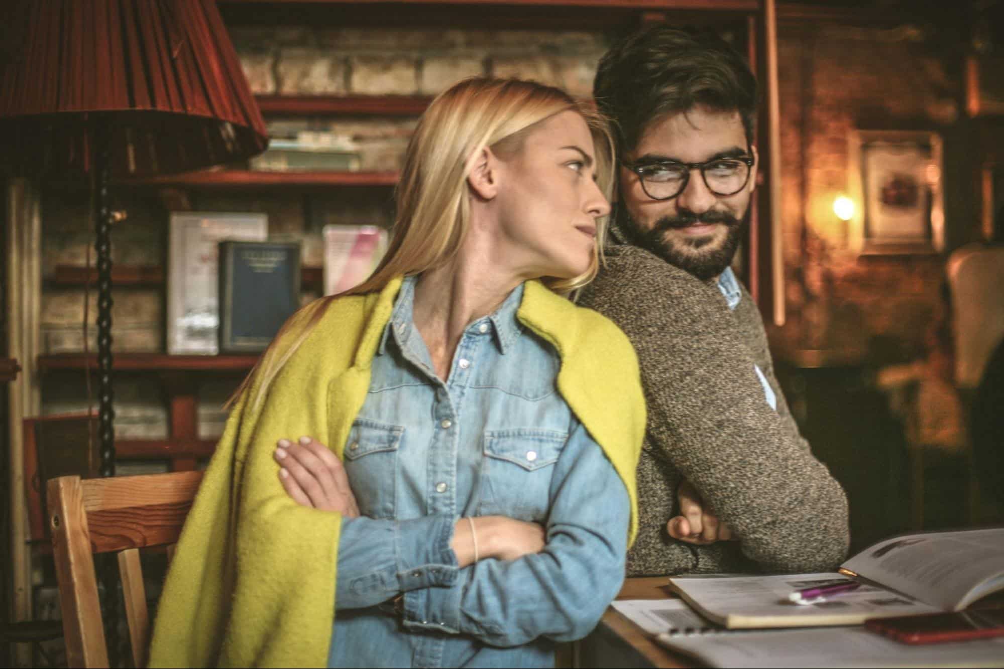 A man and woman together