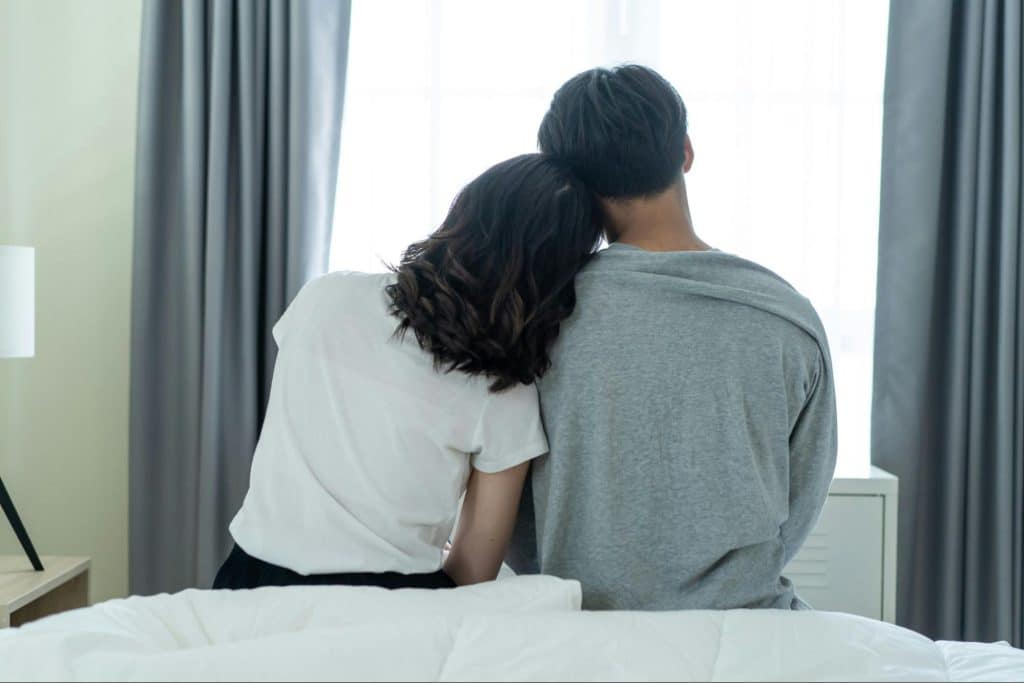 A man and woman together