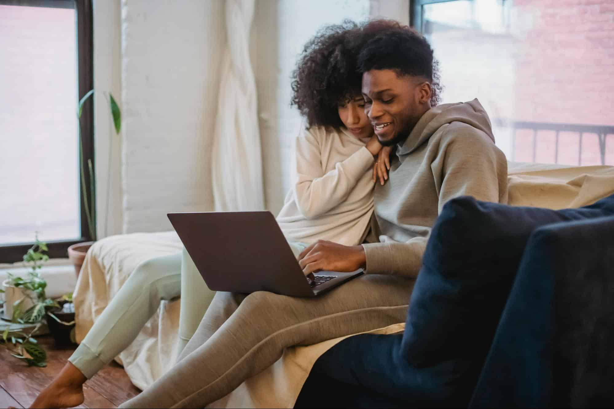 A man and woman deciding together