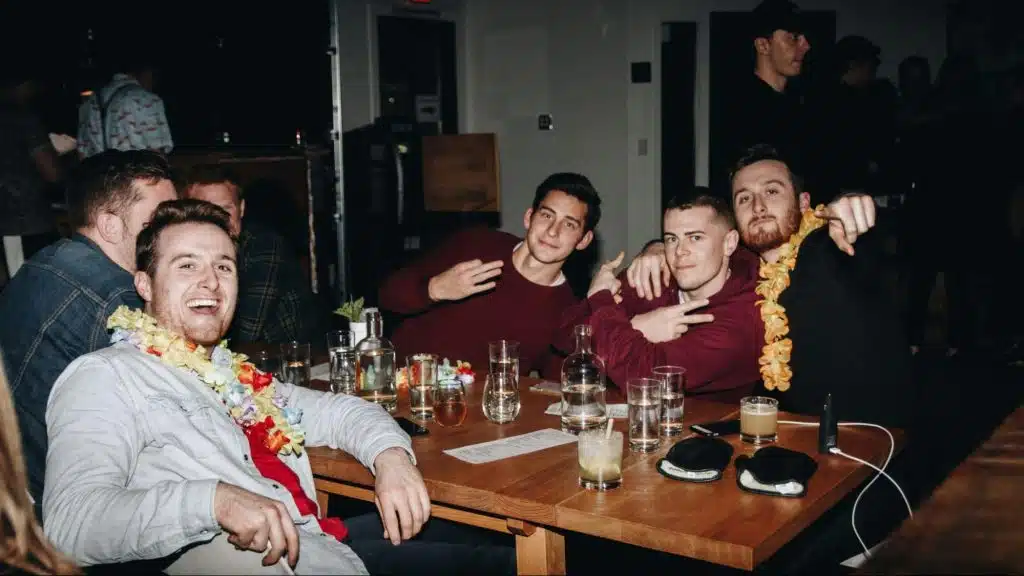 Men having a bond