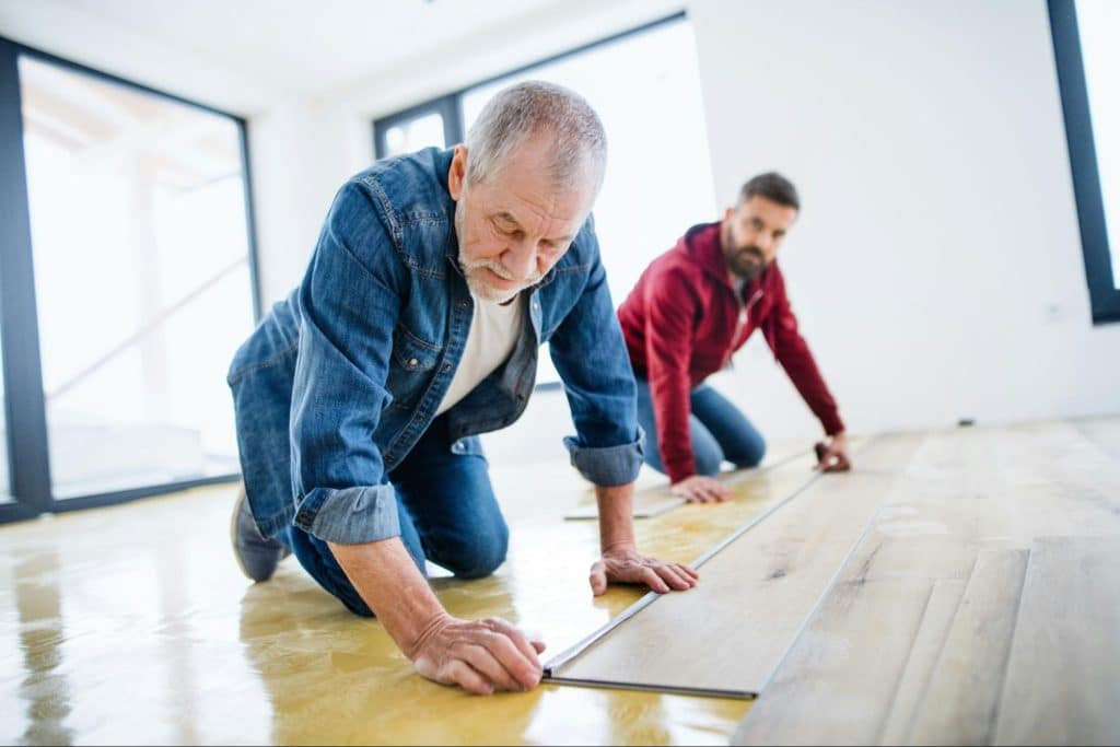 A man fixing things at home