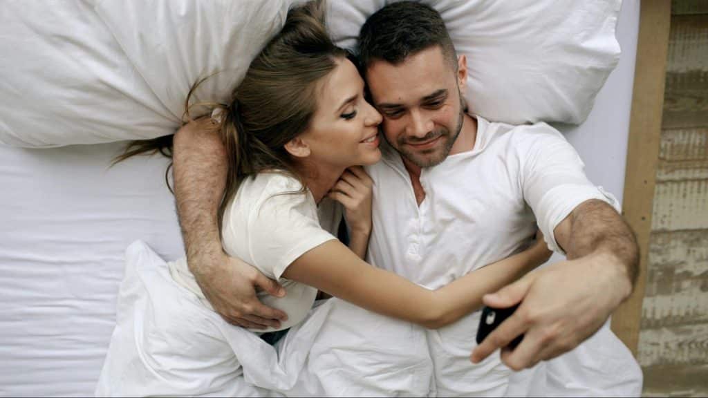 A man and woman together