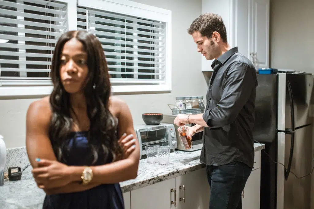 Couple in a kitchen