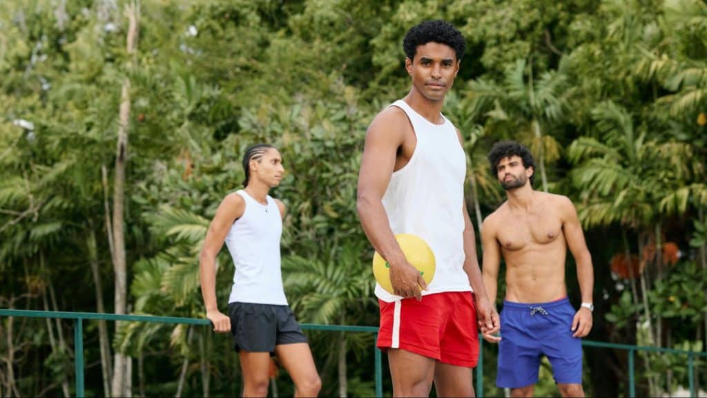 Men having a bonding