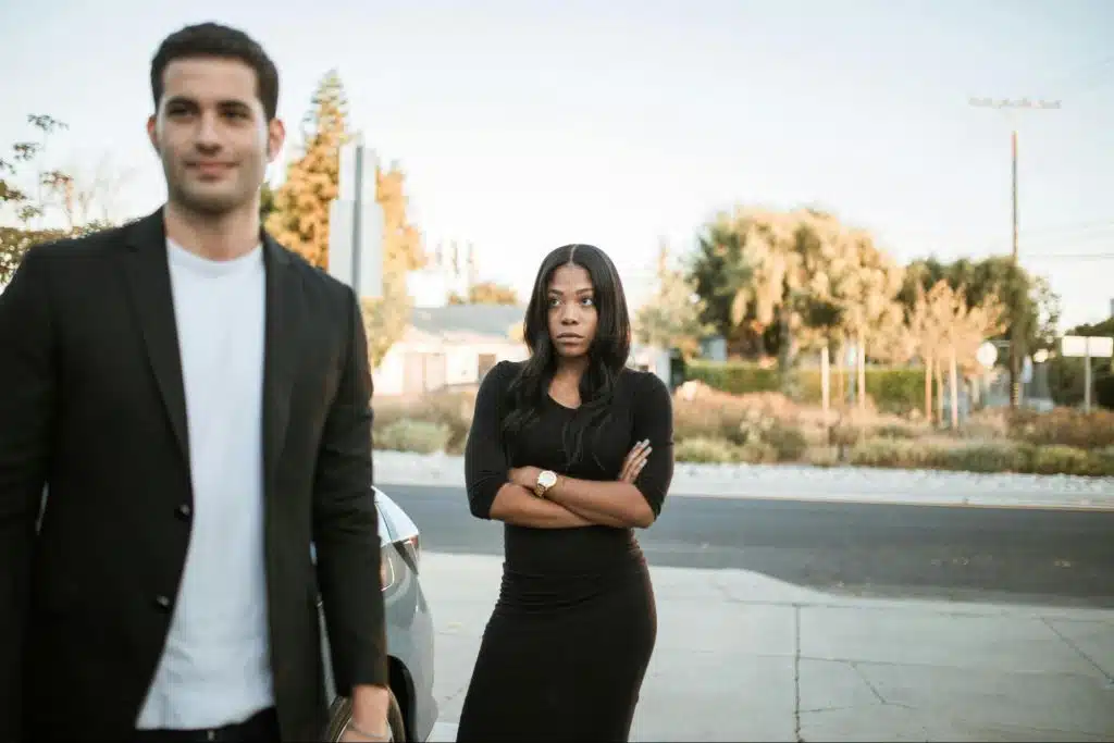 A man feeling confident