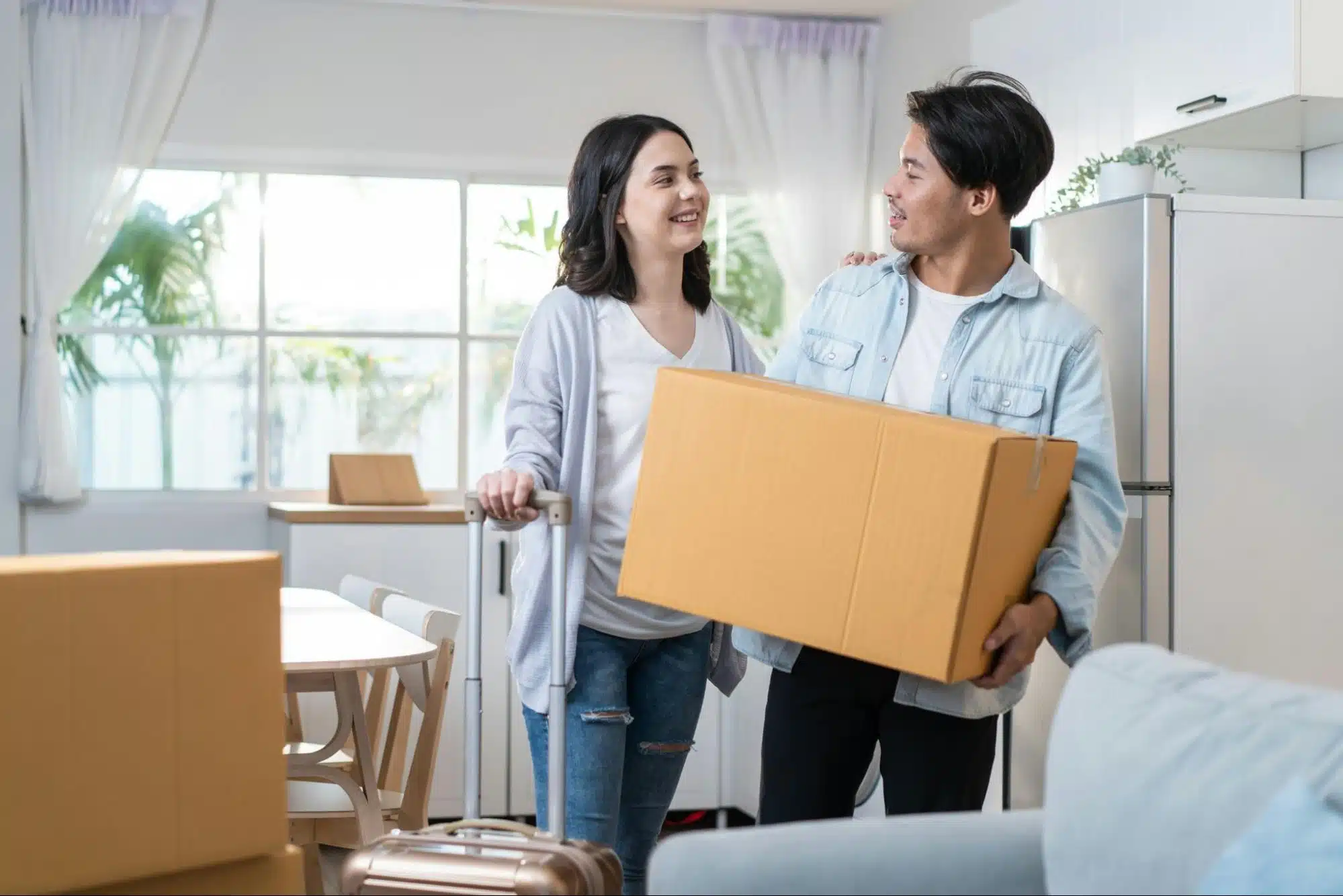 A man holding a box