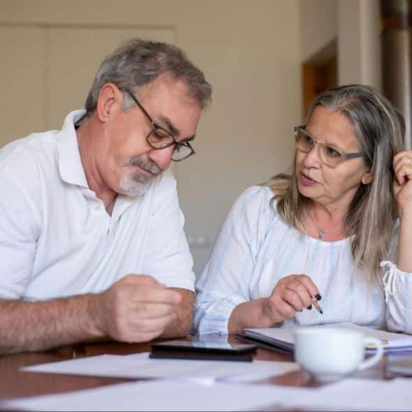 A couple having a problem with their retirement