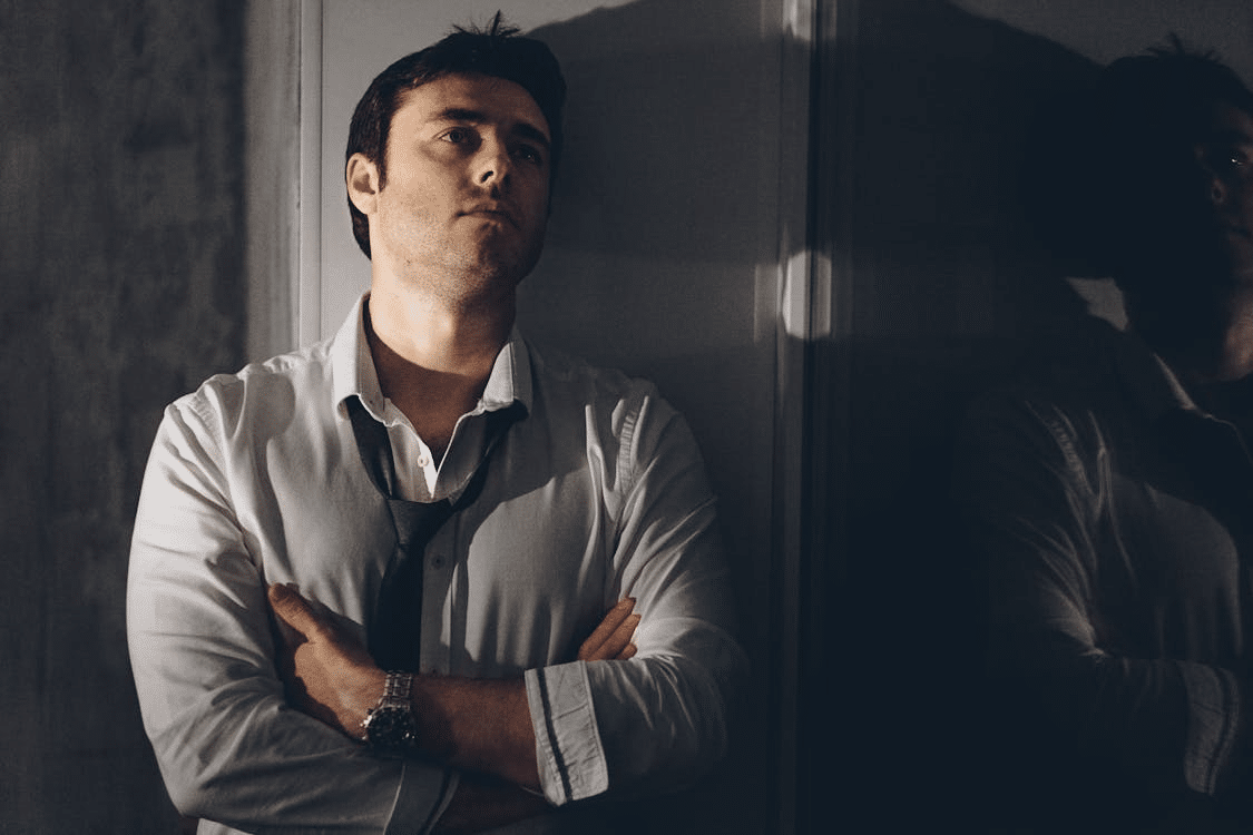 A man in deep thought