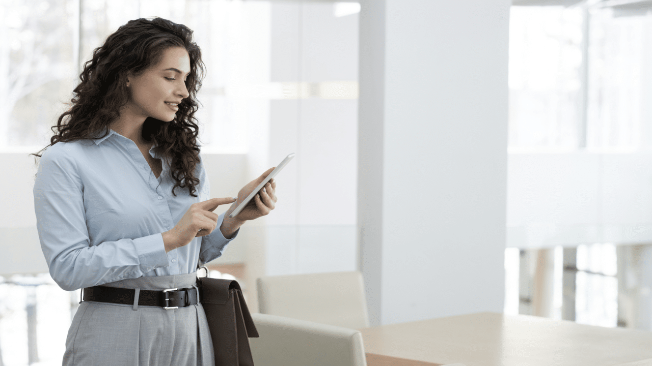 A woman leading her own company