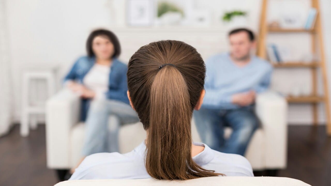 A couple in therapy
